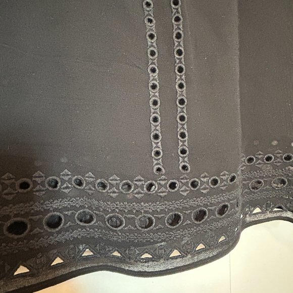 Aritzia Wilfred Reims Cap Sleeve Eyelet Embroidered Top- Sz M - Picture 8 of 9